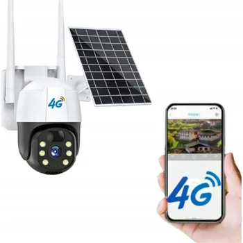 IP kamera Solární otočná venkovní kamera TP6-4G | 3MP