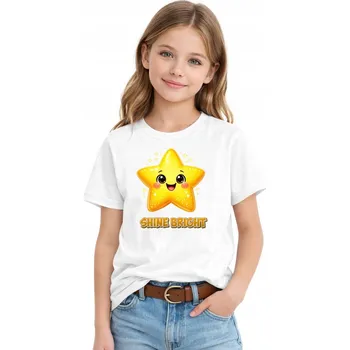 Chlapecké tričko Shine Bringhts Pohádkové tričko dětské bílé 3-4 roky