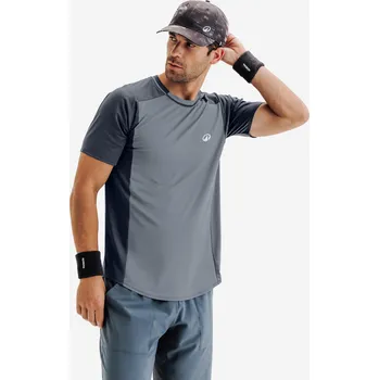 Pánská móda KUIKMA Pánské tenisové tričko Dry M ŠEDÁ