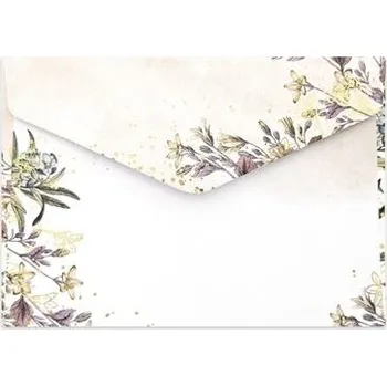 Obálka Obálky C6 120 g motiv květin 10 ks