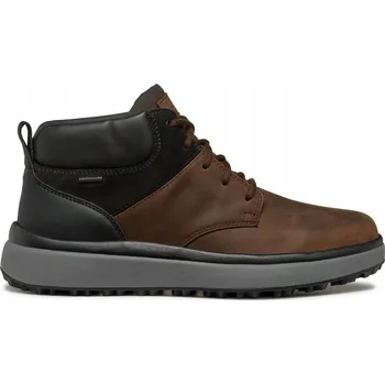 Dámské tenisky GEOX ORIGINÁLNÍ POLOBOTKY KOŽENÉ ŠNUROVACÍ BOTY HNĚDÉ VELIKOST 42