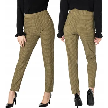 Dámské kalhoty F.Y.V. Woman Fashion elegantní dámské kalhoty cigaretového střihu 7/8 vícebarevné velikost 3XL