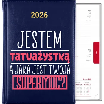 Kalendář Knižní kalendář 2026 A5 modrý