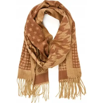 Šála Agrafka šála béžová 180 cm - dámská