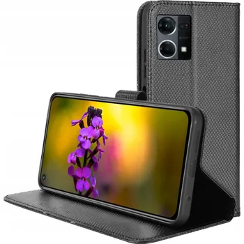 Pouzdro na mobilní telefon Flipové pouzdro Radian pro Oppo Reno7, černé