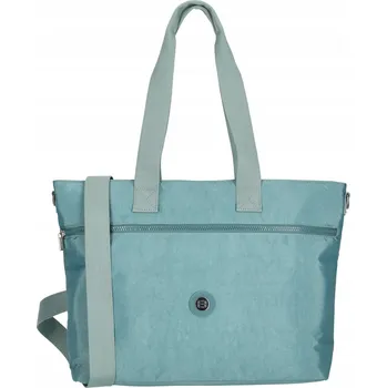 Kabelka Dámská shopper taška Crinkle Enrico Benetti 15" - tyrkysová