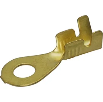 Kabelové oko IMP Kabelové oko Ø 4,2 / 8,7 mm z mosazi, vodič 1-2,5 mm Množstevní SLEVA: 1