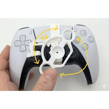 Herní volant Mini volant pro ovladač PS5 Dualsense
