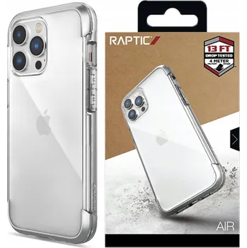 Pouzdro na mobilní telefon Zadní Kryt Raptic pro Apple iPhone 14 Pro Max stříbrný