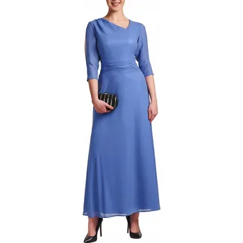 Dámské šaty Společenské maxi koktejlové šaty Carla Moreno velikost 50