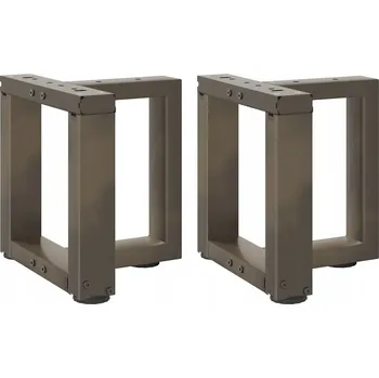 Konferenční stolek Nohy ke konferenčnímu stolku, 2 ks, 30x25x(30-31) cm, ocel