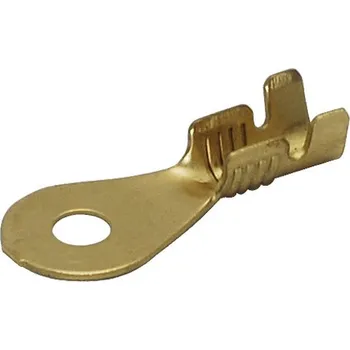 Kabelové oko IMP Kabelové oko Ø 3,2 / 8,7 mm z mosazi, vodič 0,5-1,5 mm s izolací 1,9-3,3 mm2 Množstevní SLEVA: 1