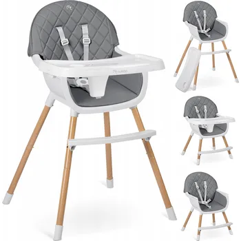 Jídelní židlička Dětská jídelní židlička Lilo nastavitelná podnos sedačka 3v1 Nukido