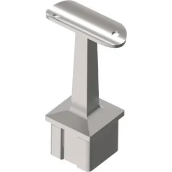 Hahn Steel Nerezový držák madla D42,4 pro sloupek 40x40x2 mm, AISI 304-brus