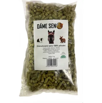 Krmivo pro hlodavce Dáme seno Granulované seno 1 kg