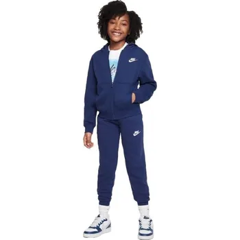 Chlapecké oblečení Chlapecká tepláková souprava Nike SPORTSWEAR CLUB FLEECE M Tmavě modrá