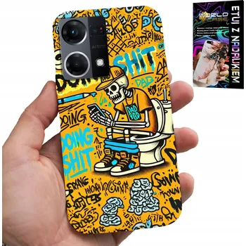 Pouzdro na mobilní telefon POUZDRO OPPO RENO7 4G - DĚLÁ KOSTLIVEC NA POUZDRU TOALETY