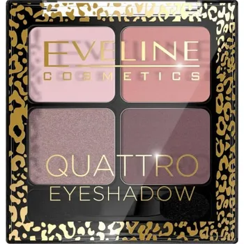 Oční stíny Paletka očních stínů Eveline Lisované třpytivé