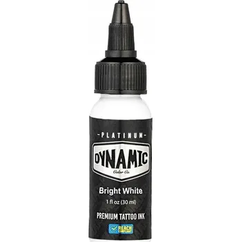 Tetovací barva 30ML PLATINUM BY DYNAMIC BRIGHT WHITE BARVA INKOUST
