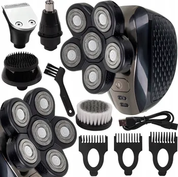 GOLARKA MĘSKA MASZYNKA DO STRZYŻENIA GOLENIA VOUSŮ ZASTŘIHOVAČ NOSU VELKÝ SET