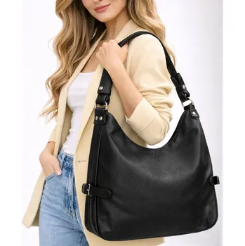 Kabelka Dámská taška shopper černá