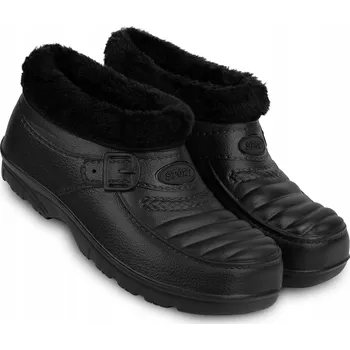 Pracovní obuv HOLÍNKY PÁNSKÉ ZATEPLENÉ nízké pěnové zimní lehké nazouváky EVA 45