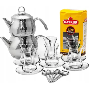 Čajová souprava Čaj v tureckém stylu – sada na vaření konvice