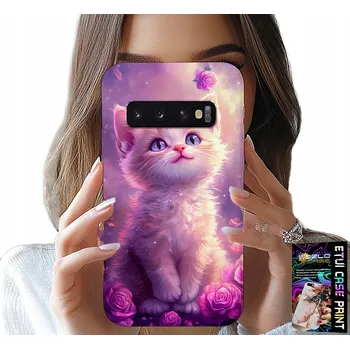 Pouzdro na mobilní telefon POUZDRO PRO SAMSUNG GALAXY S10 PLUS - ROZTOMILÉ KOTĚ, KOČKA, SE ZVÍŘÁTKY