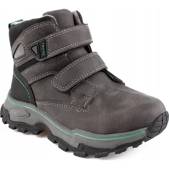 Dámská obuv Linshi dětské kozačky nubuk šedé, velikost 28