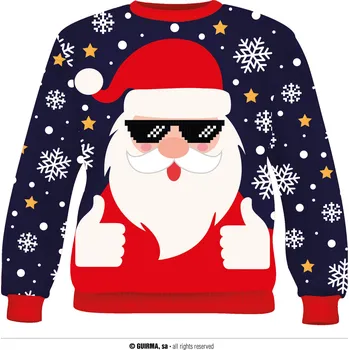 Dámský svetr Guirma Vánoční dámský svetr se Santou Velikost: 36 – 38 (S)