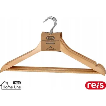 Ramínko Dřevěné ramínko na šaty s příčkou 5 ks