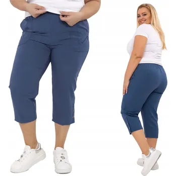 Dámské kalhoty Nové módní dámské 3/4 kalhoty rybářky, velikost 54