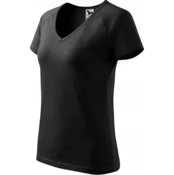 Dámské tričko MALFINI DREAM 128 STYLOVÉ ELEGANTNÍ ELASTICKÉ dámské tričko SLIM-FIT XXL