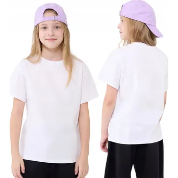 Dětská móda 4F dětské tričko bílé bavlna velikost 152