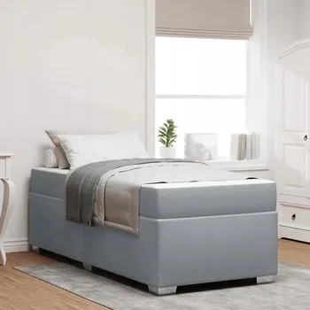 Postel Dvoulůžková postel imitace dřeva 4Home 80x200 šedá