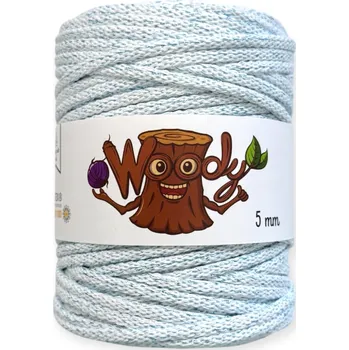 Příze Woody 5 mm – Vločka (100m)