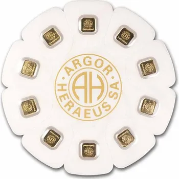 Argor Heraeus Zlatý slitek 10x 1 g