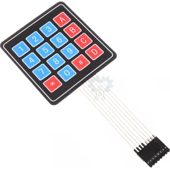 Elektronická stavebnice LaskaKit_cz 4x4 Maticová membránová klávesnice