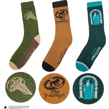 Dámské ponožky Ponožky Lord of The Rings - Emblems (3 páry)