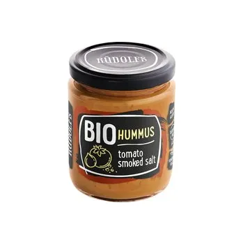 Rudolfs BIO Hummus pomazánka cizrnová s rajčaty a uzenou solí, 230 g
