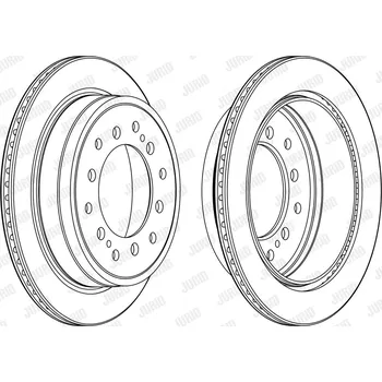 Brzdový kotouč Brzdový kotouč JURID 563157JC