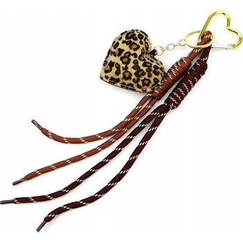 Florence dámská přívěsek na klíče na kabelku přívěsek na klíče vzor panterka