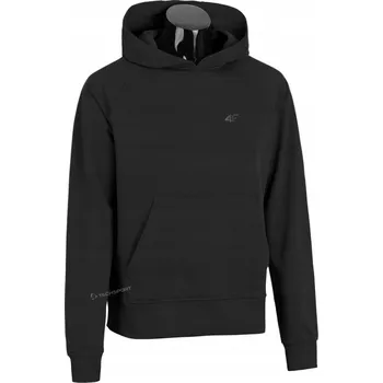 Dámská mikina 4F ZATEPLENÁ DÁMSKÁ BAVLNĚNÁ MIKINA KLOKANKA S KAPUCÍ / vel M