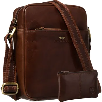 Kabelka Přes Rameno pánská kožená taška přes rameno z přírodní kůže Peterson
