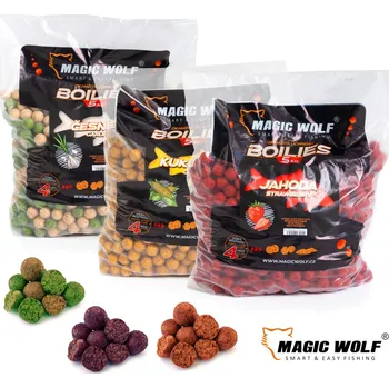 Boilies Boilies MAGIC WOLF 24mm 5kg *: Boilies MAGIC WOLF 24mm 5kg Ananas