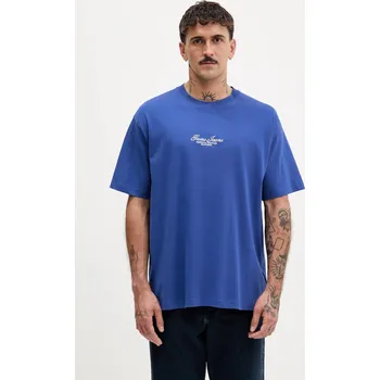 Pánské tričko Bavlněné tričko Guess Jeans M5YI61.K8FQ4 modrá 55X, vel. XXL