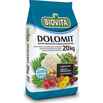 Hnojivo Dolomitické hnojivo organické vápenato-hořečnaté přírodní Biovita prášek 20 kg