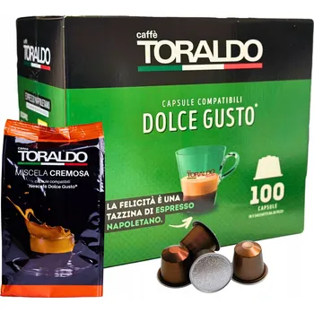 Kapsle do Dolce Gusto Toraldo Espresso Milano 100 ks
