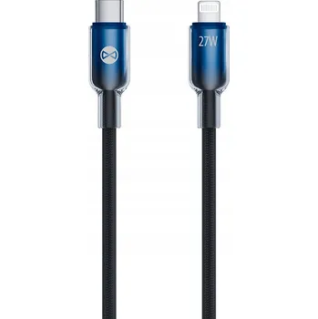 Datový kabel Kabel Forever USB-C - Apple Lightning 1 m černý