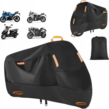 Plachta na motorové vozidlo PLACHTA NA MOTORKU 300D VELKÁ VNĚJŠÍ VODĚODOLNÁ OCHRANA MOTOCYKLU